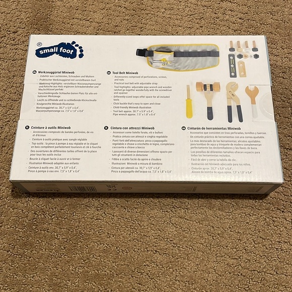 Small Foot- Construction Worker Tool Belt - Picture 2 of 5